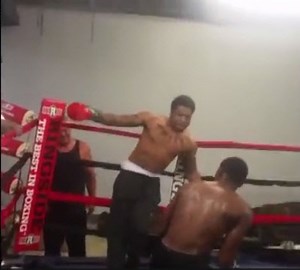 Lol: Webbie Boxing In The Gym!