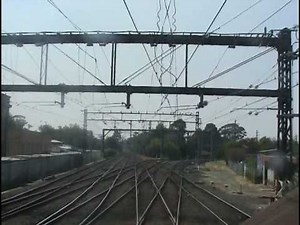 Australian trains ; cab ride through the suburbs