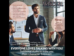 🎧Everyone Loves Talking With You! Subliminal to make you Main-Character Extrovert with Social Skills