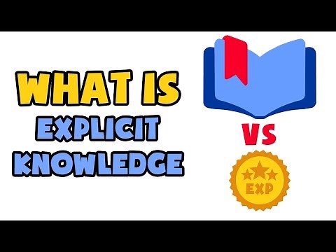 What is Explicit Knowledge | Explained in 2 min