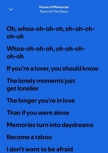 House of Memories - Panic! At The Disco (Full Lyrics)