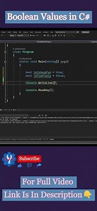 Find Out What C# Can Do With Boolean Values!