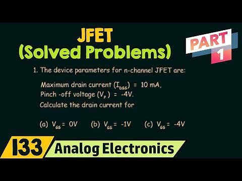 JFET Solved Problems (Part 1)