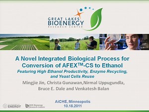A Novel SHF Process for Conversion of AFEX-CS to Ethanol Featuring High Ethanol Productivity, Enzyme Recycling, and Yeast Cells Reuse
