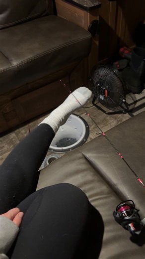 ADHD Foot Wiggle: Perfect for Ice Fishing