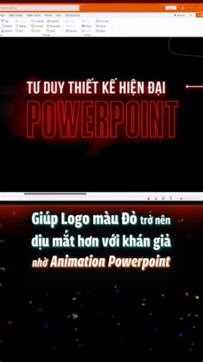 Thiết kế Animation #PowerPoint đã tuyệt đỉnh rồi thì Màu chủ đạo dù có Đỏ chói vẫn sẽ Ấn tượng!