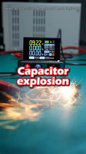 FNIRSI HS-02 | Capacitor Explosion Test
