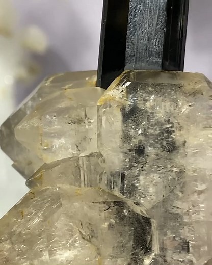 Skeleton Quartz with Black Tourmaline 🤩✨ | Dear Dad Memories