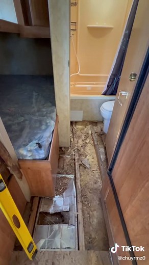 BEFORE & AFTER RV REBUILT #fyp #rv #trailer #before #after #956 #copart