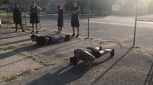 Saturday Beast Camp Training Finisher. Pushups, Bear Crawl w/Sanbags, Ball Reverse Throw, Tire Slams, Sandbag Carry and a little running. | Beast Camp Training | Facebook
