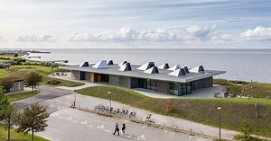 nord architects embeds a sustainable marine education center on the swedish coastline