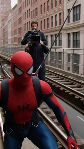 What's it like FILMING Spider-Man in Real Life?