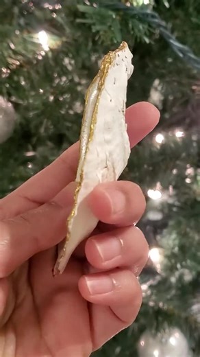 Hand Crafted Oyster Shell Christmas Ornaments - Etsy