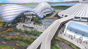 Recently, we celebrated another major construction milestone for the much-anticipated TRON attraction coming to Magic Kingdom Park at the Walt Disney World Resort – the first steel support columns have been installed! https://bit.ly/2w7K0SY | Disney Parks