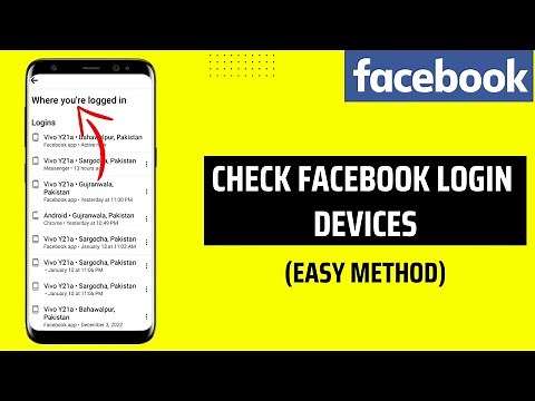 How To Check Facebook Login Devices