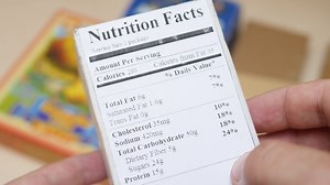 Nutrition Facts Label On Food Box American Stock Footage SBV-335715465 - Storyblocks