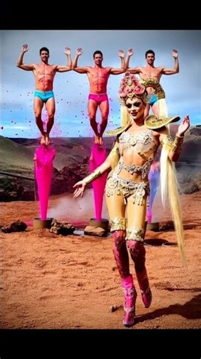 Timanfaya Volcanic Drag Queen show. Lanzarote