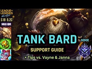 Wild Rift Tank Bard Support Guide - How To Dominate - Build, Runes & Gameplay Tips