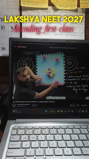 First Class of Lakshya NEET 2027 😱 Physics Full Experience | Worth It? #neet #shorts