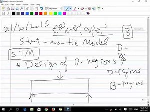 Strut and Tie Model (STM) Lecture 3 (21/10/2015)