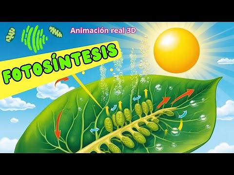 🔬🌱 EL PROCESO DE LA FOTOSÍNTESIS ☀️💨 ¡Así las plantas crean oxígeno y alimento! Animación 3D real 🌿
