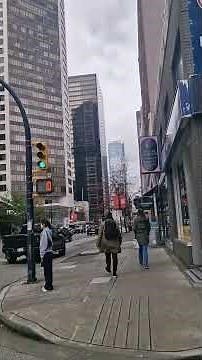 Canada Walking Tour 4K: Downtown Vancouver