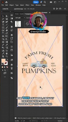 Monje Studio Tutorials: Add Paper Texture To Designs | Illustrator Quick Tip