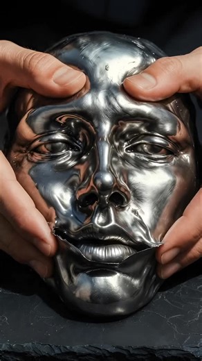 Liquid Metal Putty Face Compression ASMR | Panda Khan
