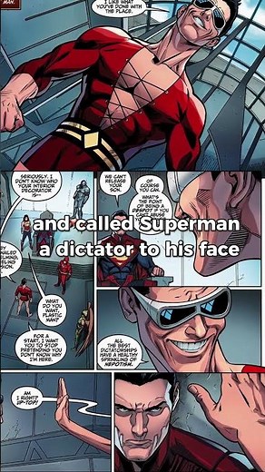 Plastic Man vs Injustice Superman #comic #dccomics #plasticman