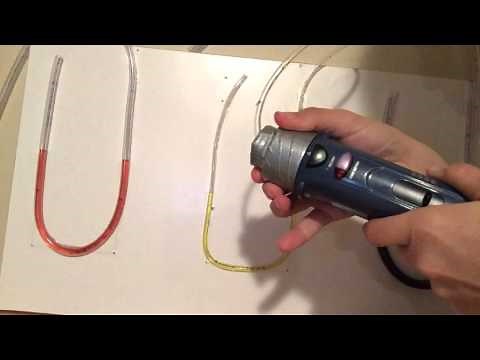 Homemade U-tube Manometer: Air stream velocity
