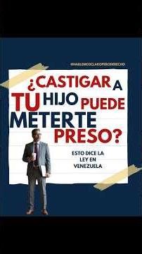 Disciplina o delito: lo que TODO padre debe saber ⚖️ #abogado #venezuela #derecho