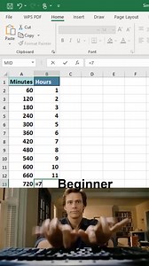 147K views · 824 reactions | How to convert minutes to hours in excel  #excel #office #spreadsheet | Time to Office | Facebook