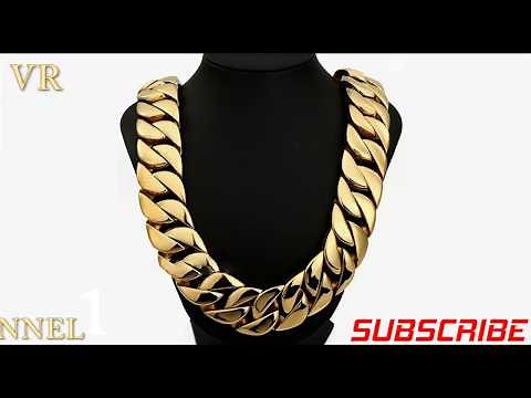 TOP 10 THICKEST GOLD CHAIN DESIGNS FOR MEN
