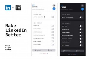 LinkedIn Pro: A extension to make LinkedIn distraction free