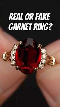 🚨Real or Fake Garnet Ring?😳