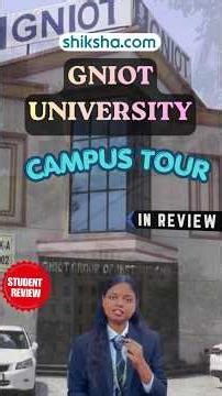 GNIOT Campus Tour 🏫✨ | Explore Classrooms, Hostel, Library & Campus Life! #lcc #campustour #short