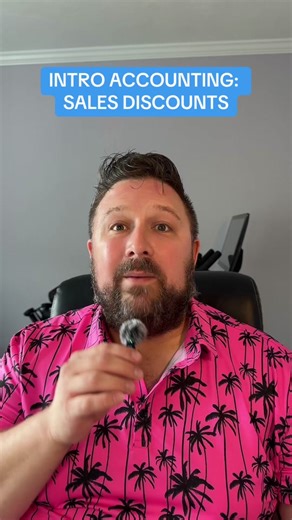Here is a quick lesson on accounting for sales discounts! Students are often confused by how credit terms are stated, so I explain how to interpret this. I then explain how to make the journal entries to account for the initial sale and customer payment. Remember Sales Discount is a contra-revenue account (increases with debits). #accounting #study #studytok #studywithme #educational #learnontiktok #fyp #foryou #accountant #accountancy