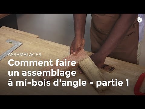 How to Make a Corner Half-Lumber Joint - Part 1 | Woodworking