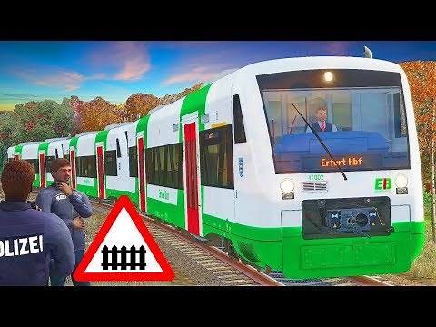 Level crossing malfunction | Stadler RS1 Regio Shuttle | Train Simulator 2020 | Ruhrtalbahn