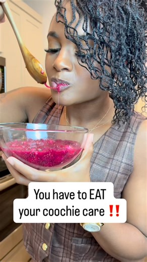 Ashley Rudd | Wealth Strategist on Instagram: "You can’t keep putting trash in your body and expect your yoni to thrive. Your pH, scent, moisture, and balance start inside, not in the shower. What you eat feeds her. What you drink hydrates her. What you consume shows up there. If you want the foods, blends, and formulations I use personally ✨ comment ALCHEMY ✨ or click the link in my bio 📍 to get access to my The Alchemist Recipe Vault #AshleyTheAlchemist #Alchemy #HolisticWellness #FeminineCar