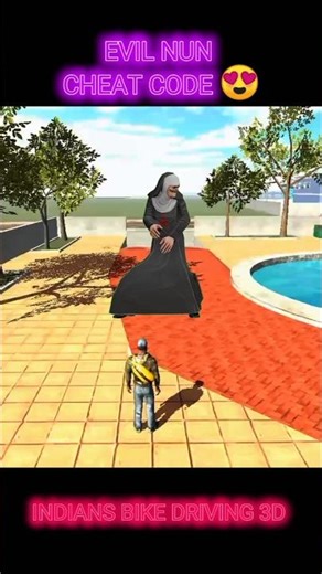 🤯EVIL NUN SECRET CHEAT CODE II INDIANS BIKE DRIVING 3D #indianbikedriving3d #newupdate #cheatcodes