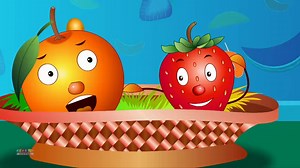 Five Little Fruits | Nursery Rhymes for Children by Kids TV Channel