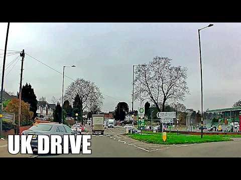 🇬🇧 Driving in the UK | Birmingham City Drive from Castle Bromwich to Aston