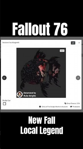Fallout 76: Datamining New Fall Local Legend#Fallout76