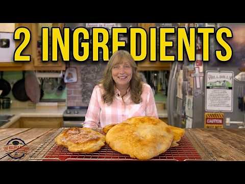 Fresh Bread in 7 Minutes (Only 2 Ingredients!) - The Hillbilly Kitchen #bread #frying #diy #cooking