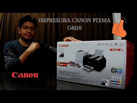 Impresora Canon G 4110 UNBOXING