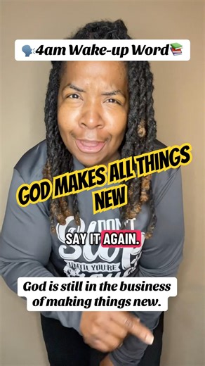 4 A.M Wake-Up Word | Scripture of the Day | Revelation 21:5 | God Makes All Things New #bible