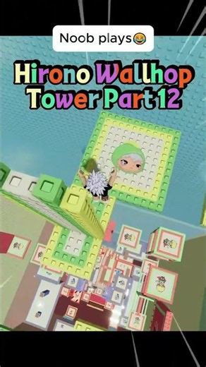 Hirono WallhopTower Part 12 #Roblox #Wallhop