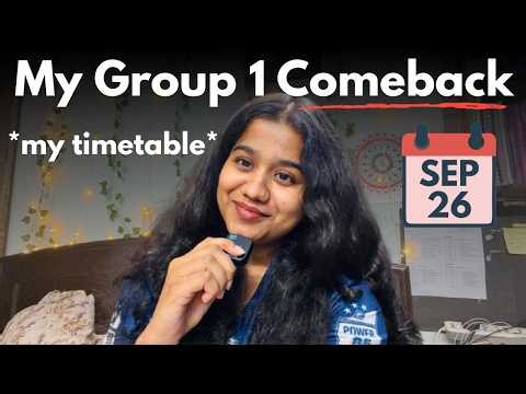 My Daily Timetable for CA INTER Group 1 Sep 26 | ITT training | Strategy and Plan
