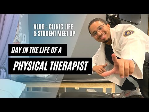 Day in the life of a Physical Therapist | Vlog Clinic Life & Student Meet Up